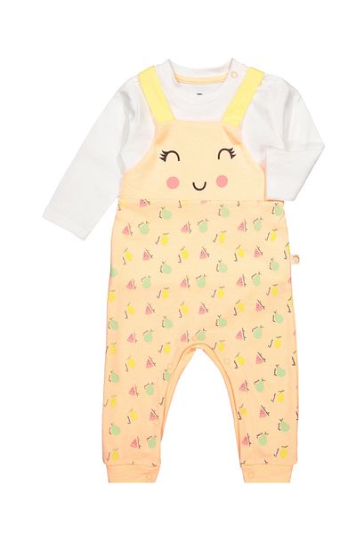Divonette Baby Girl Cute Jumpsuit Badi Set of 2 - Baby Clothing