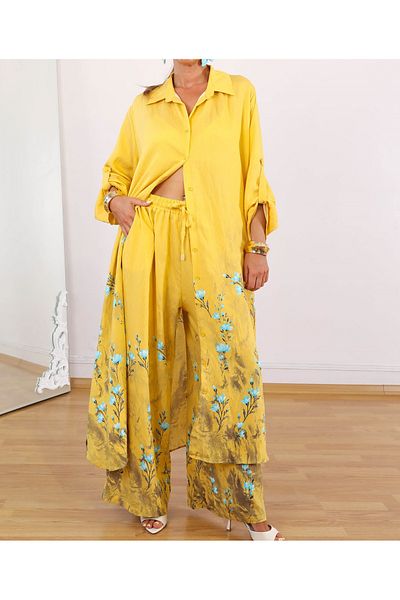 BRGCLOTHING Design Loose Plus Size Shirt Pants Double Suit Suitable for Hijab