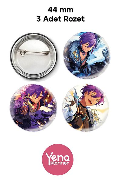 Yenaplanner Ensemble Stars Bag Ornament / Badge Set