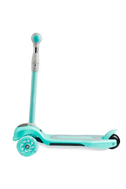 Ricokids Ricokids three-wheel scooter for children with LED lighting, mint