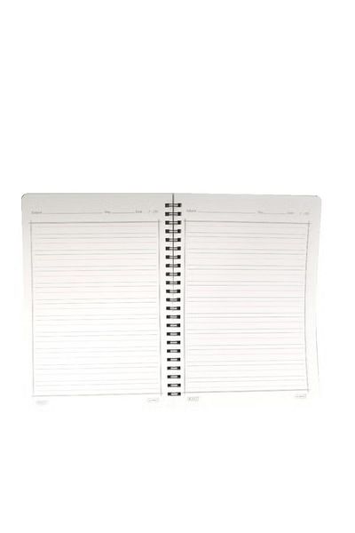 Roco Notebook A5 – 60 Sheets Double Ruled (English) Black