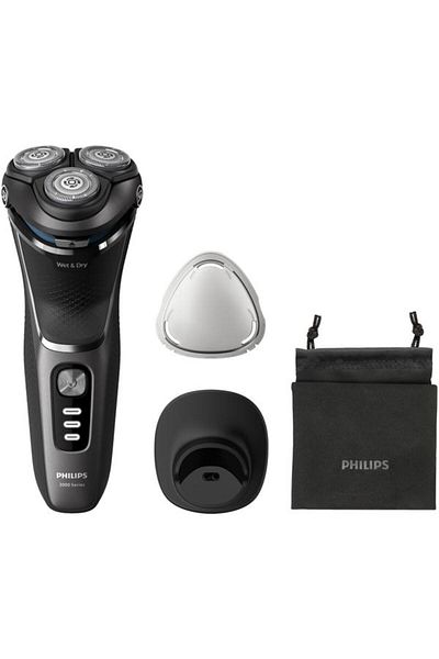 Philips Shaver Series 3000 S3343/13, Wet & Dry Shaving, Cordless, 5D Pivoting and Flexible Heads, Se