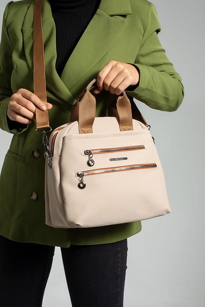 Sanmorris 6 Compartment Lined Long Strap Large Hand and Shoulder Bag 1389