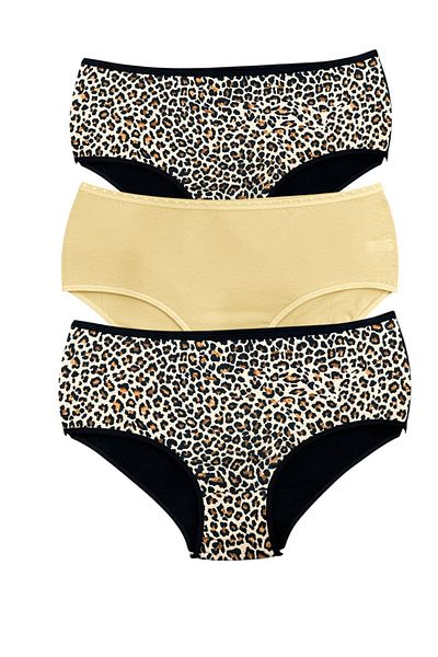 MİSSEMMA Women's 3 Pieces High Waist Panties