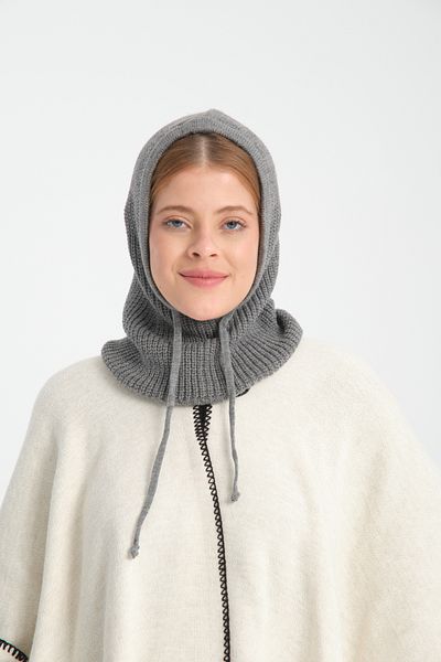 T Crazy T-Crazy Knitwear Balaclava Corded Knitwear Knitted Hooded Beanie, Hijab Beanie, Knitwear Headgear, Balaklava