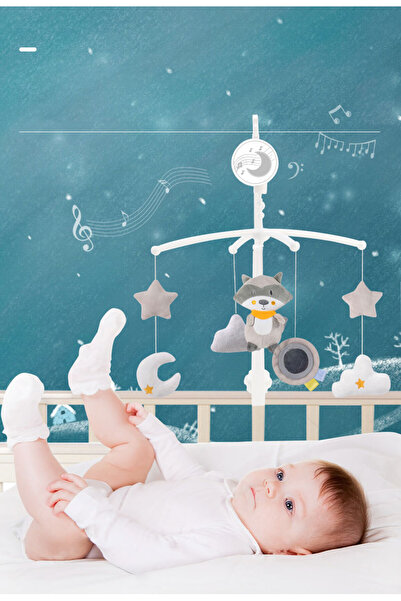 Konig Kids - Fox Musical Cot Mobile w/ Plush Hanging Toys