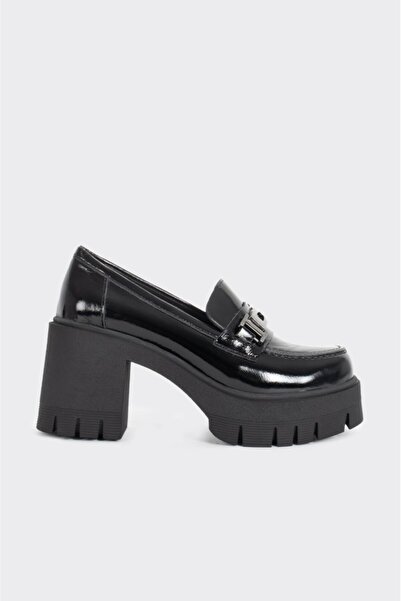 derinet Günlük Hakiki Deri Topuklu Kadın Ayakkabı