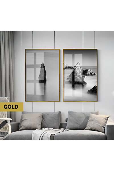 Harikabirev HARİKABİREV | SET NEGRU&ALB COMBINAT DE STÂNCI FUMURICE | TABLO D...