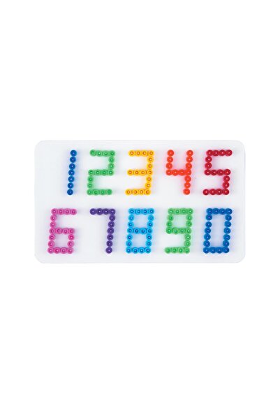 Hama Tabla de mărgele Midi - Numere / Cifre