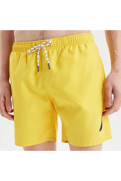 Nautica Men's Standrat Fit Shorts Swimwear Yellow