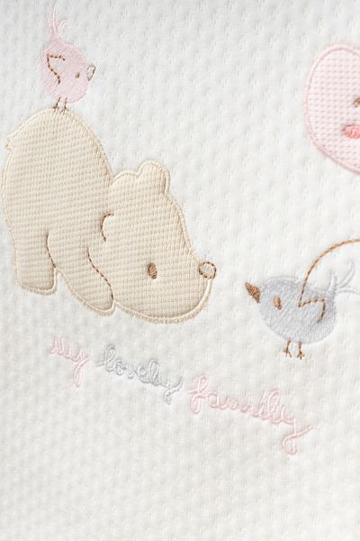 mini mia 90X 90 cm Double Layer Quilted Baby Blanket