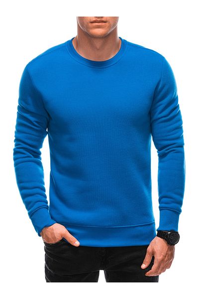 Edoti Men's sweatshirt EM-SSNZ-22FW-019 deep blue