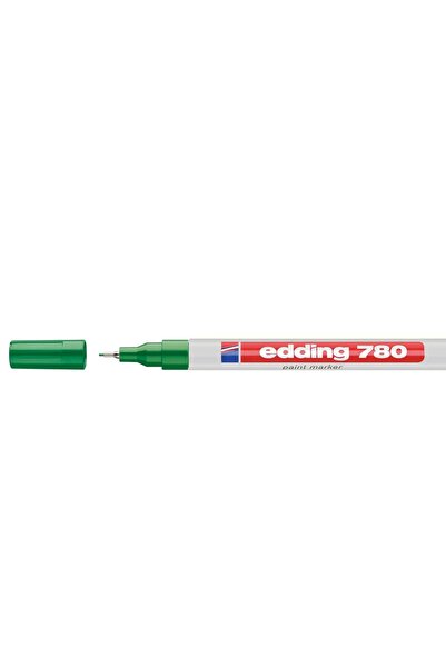 Edding قلم طلاء 780 برأس إبرة 0.8 مم باللون الأخضر