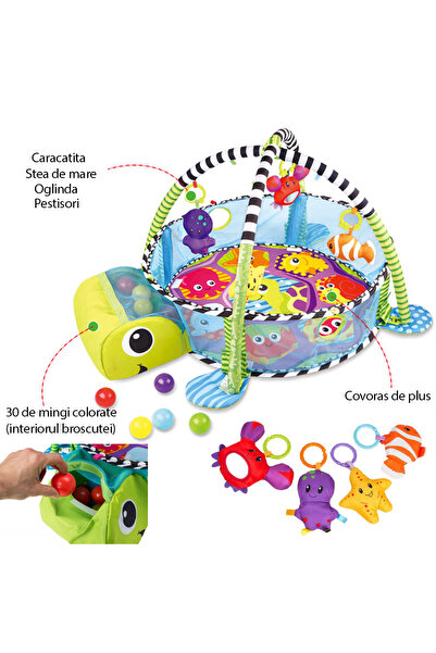 VisionHub Multifunctional interactive activity center for children and babies, 3 in 1 interactive toys,0months