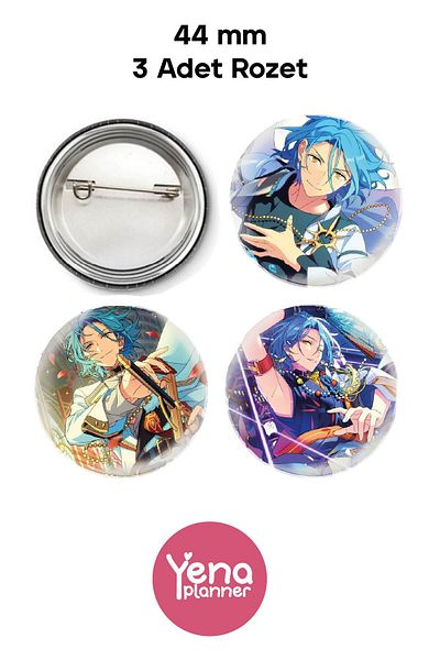 Yenaplanner Ensemble Stars Bag Ornament / Badge Set