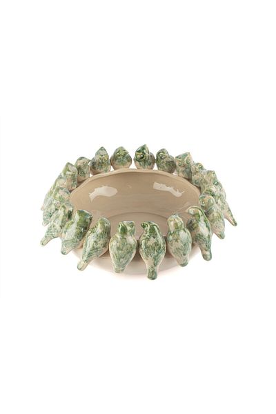 Mikasa Moor Cream Bird Embossed Bowl 40X16Cm
