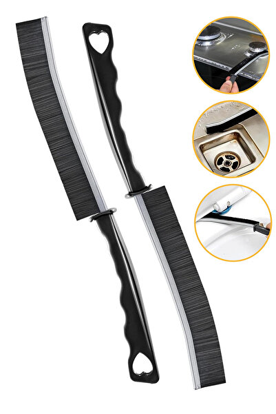 MEZİGARC Çok Amaçlı İnce Temizlik Fırçası 2'li - Derz Arası Lavabo Ocak Sıva ...