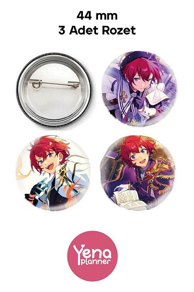 Yenaplanner Ensemble Stars Bag Ornament / Badge Set