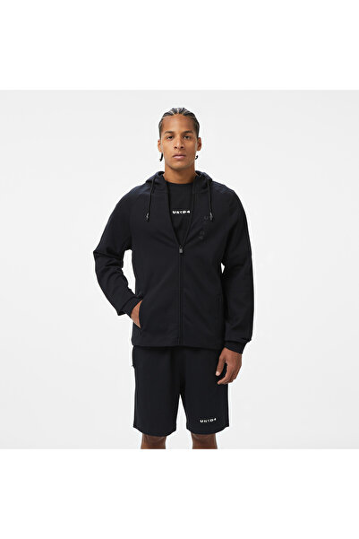 United 4 UNITED4 Regular Erkek Siyah Sweashirt