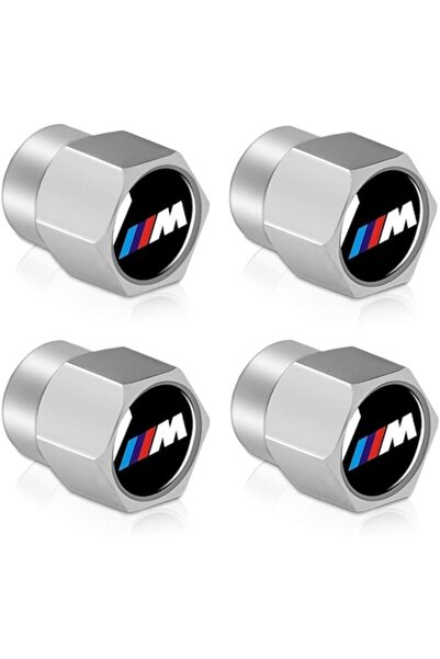 Endurance Sports Set 4 capace de supapă din aluminiu, SA&SO General Store®, Hexagon, BMW, Argintiu, M