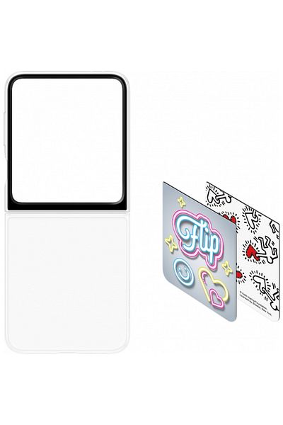 Tim High-Protection Case for Samsung Galaxy Z Flip6 F741, FlipSuit Case, Xtreme Armor, M67, Pearl White