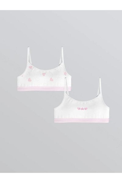 LC Waikiki Lcw Kids Printed Girl's Bustier 2-Piece (W5)