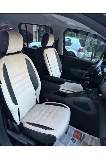 Anka PEUGEOT RIFTER 2019 VE SONRASI ARKALAR 3 PARÇA TEK TEK Oto koltuk kılıfı