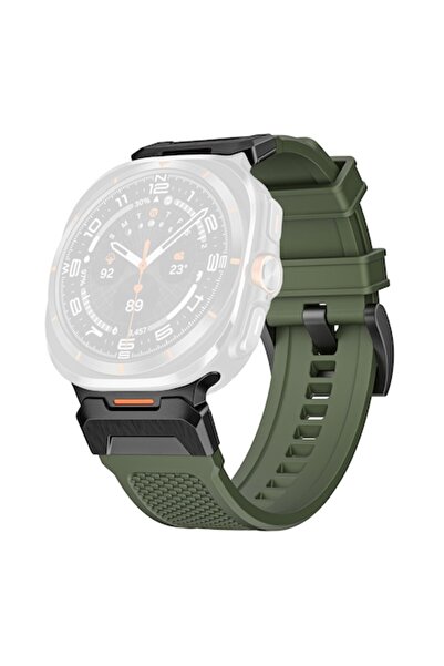 Danex Cure compatibilă cu Samsung Galaxy Watch Ultra 47mm, Q35, Lexgard, Green/Deep Dark