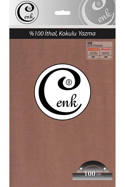 Yüsra Shop Cenk Imported 426 Milky Brown Plain Writing 100 cm Bagged