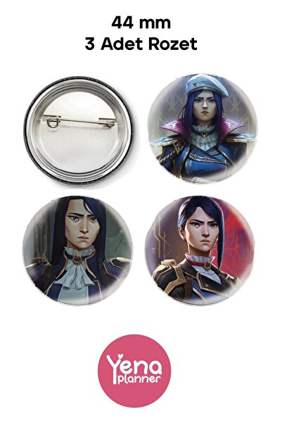 Yenaplanner مجموعة زينة/شارات حقيبة Arcane