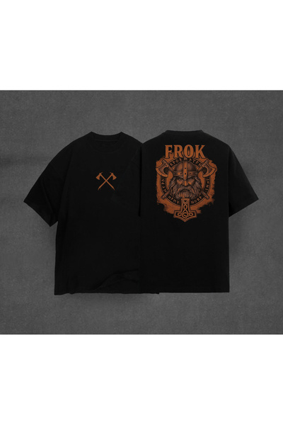 morwexx تي شيرت مطبوع من فروك فايكنغ