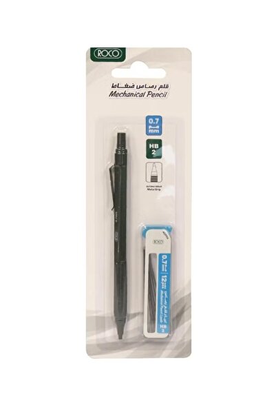 Roco قلم رصاص ميكانيكي مع ممحاة 0.7 مم