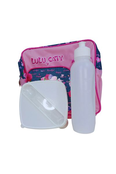 Generic Lulu Caty Backpack with Water Bottle and Lunch Box