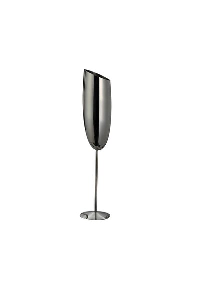 Nabi Market Silver Premium Champagne Glass with Tilted Mouth