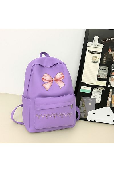 Touz Moda Ribbon Printed School, Course, Course Backpack