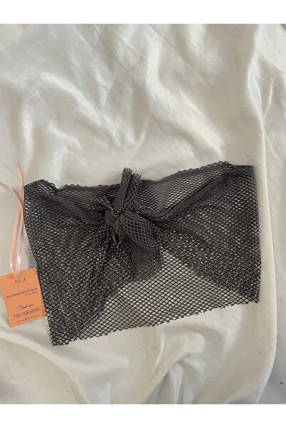 Nurcanilirboutique Mini gri taşlı pareo