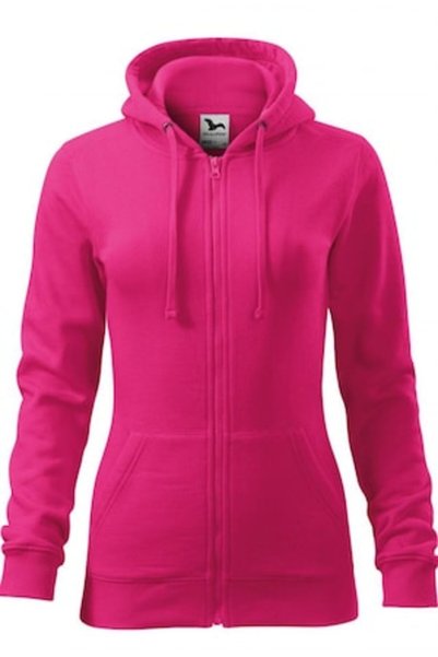 Malfini Hanorac pentru dama Trendy Zipper, purpuriu, marime XS