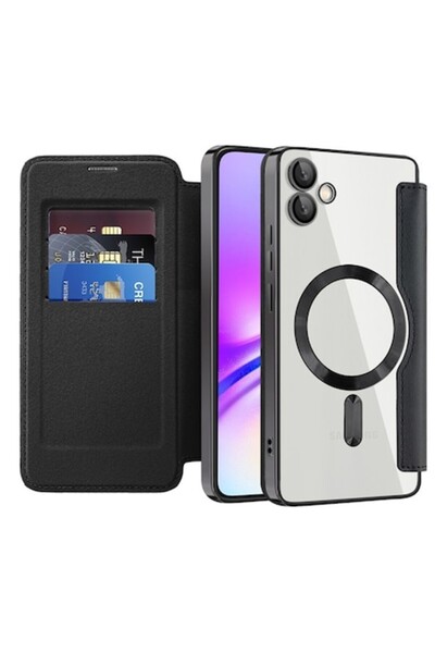 Danex Husă de protecție pentru Samsung Galaxy A05, Y42, piele ecologică, culo...