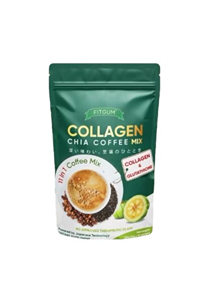 Fitgum مزيج قهوة تشاي الكولاجين 11 في 1