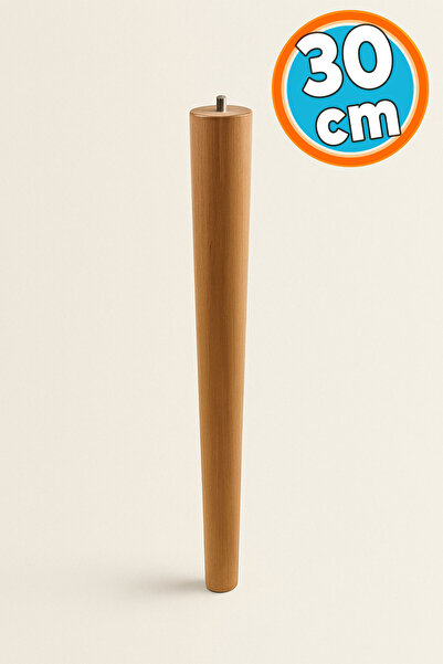 NZB Sehpa Masa Ayağı Ham Doğal Ahşap Kahverengi Boyalı Mobilya Aksesuar Moder...