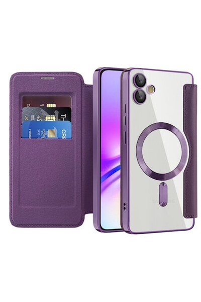 Danex Husă de protecție pentru Samsung Galaxy A05, Y36, piele ecologică, viol...