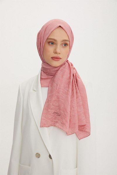 Armine Outlet, Organic Cotton Shawl - 560 - Pink