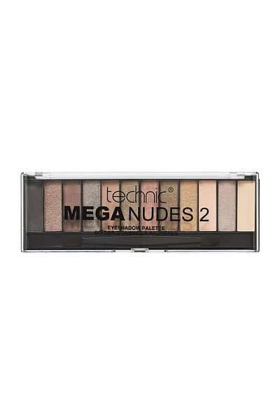 TECHNIC Professional Kit With 12 Mega Nudes 2 Eyeshadows