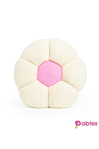 Pabtex Daisy Shaped Plush Pillow for Home and Room Decoration 40 cm