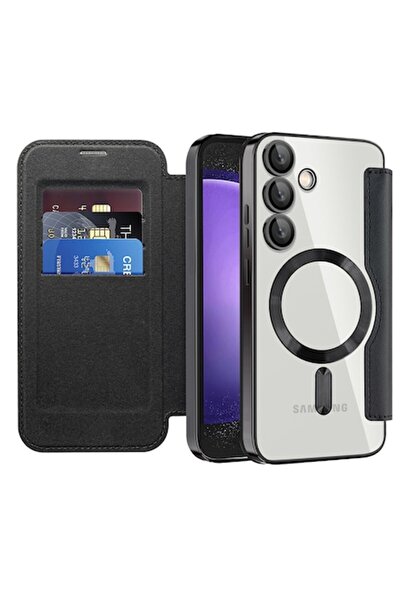 Danex Husă de protecție pentru Samsung Galaxy S23 FE (Y28), piele sintetică, ...