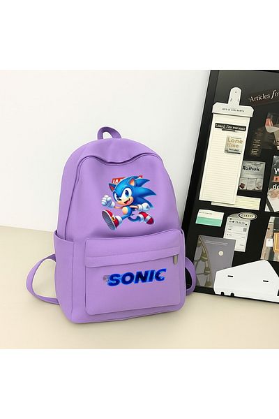 Toum Sonic Printed School, Dershane, Course Backpack