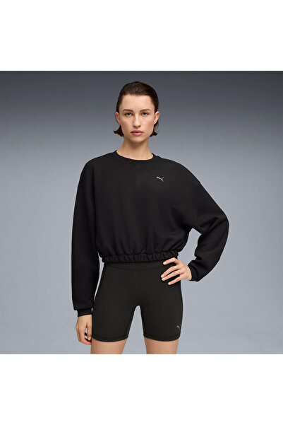 Puma Cloudspun Crew Women's Black Sweatshirt