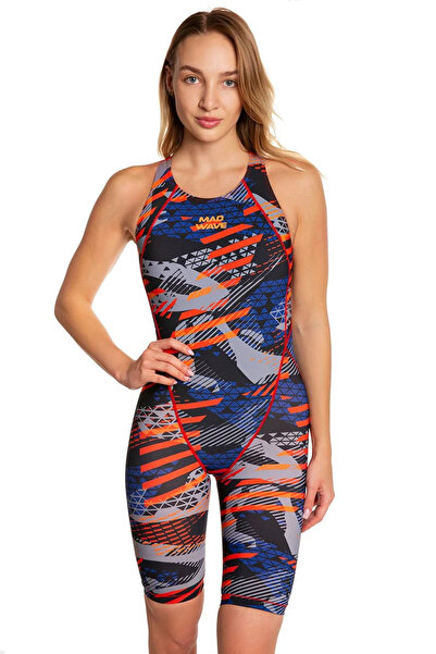 Mad Wave Girls' and Women's Racing Swimsuit Revolt S7 New