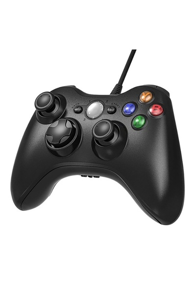 FOXMAG24 Gamepad, Controller for Xbox 360 FOXMAG24®, PC, 2.5 m cable, Black