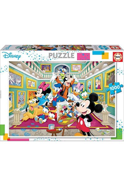 EDUCA Puzzle 1000 pieces Mickey Art Gallery